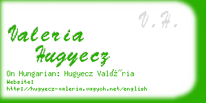 valeria hugyecz business card